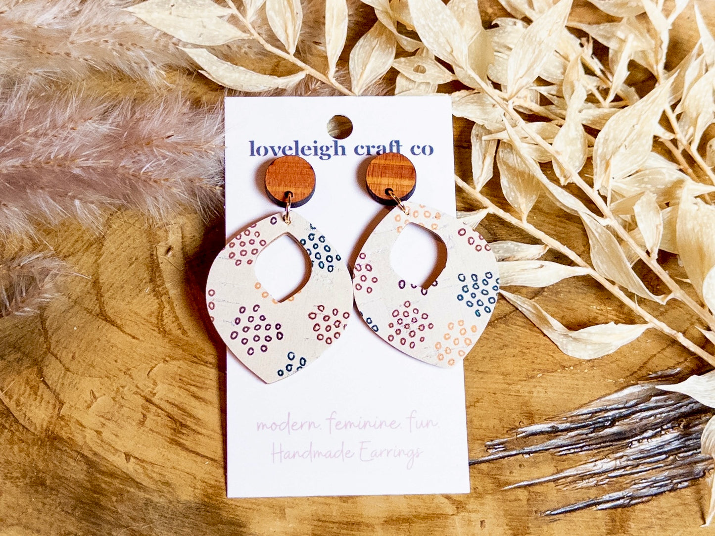 Chubby Tear Drop Stud Earrings